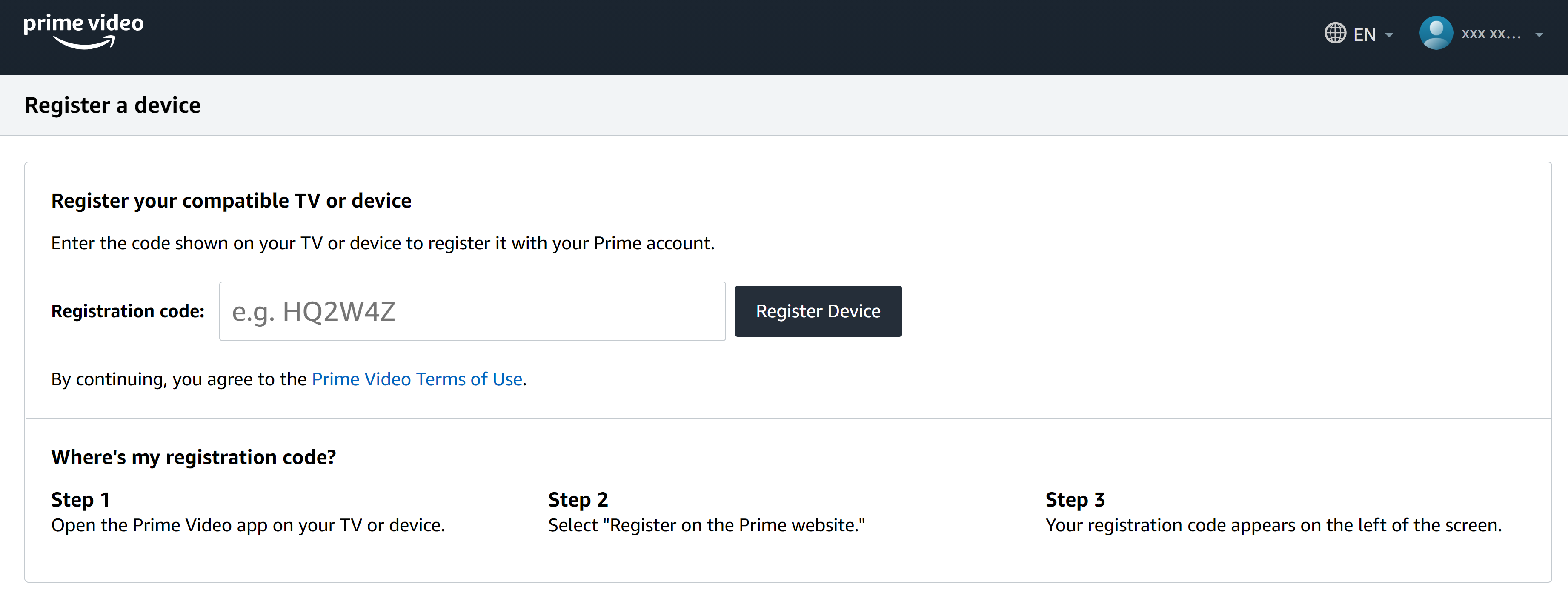How To Activate Prime Video Via primevideo.com/mytv