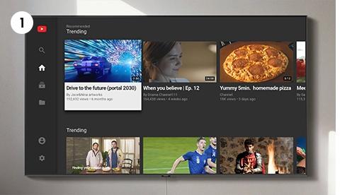 Open YouTube app on your device.