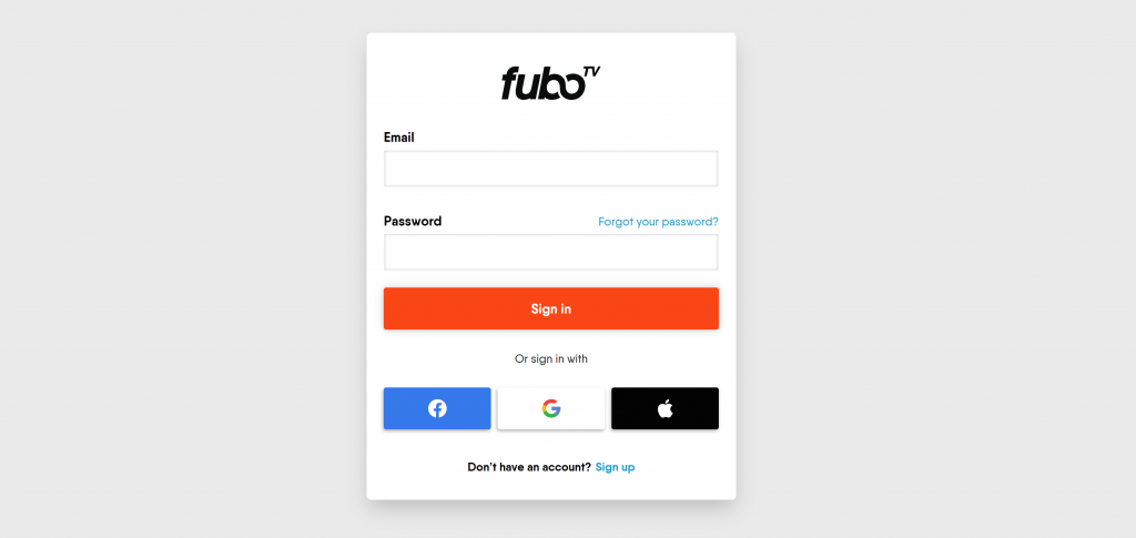 activate fubo tv using fubo tv connect