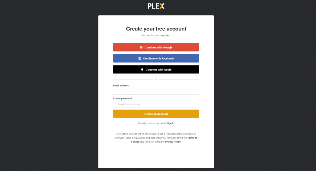 activate plex via plex tv link