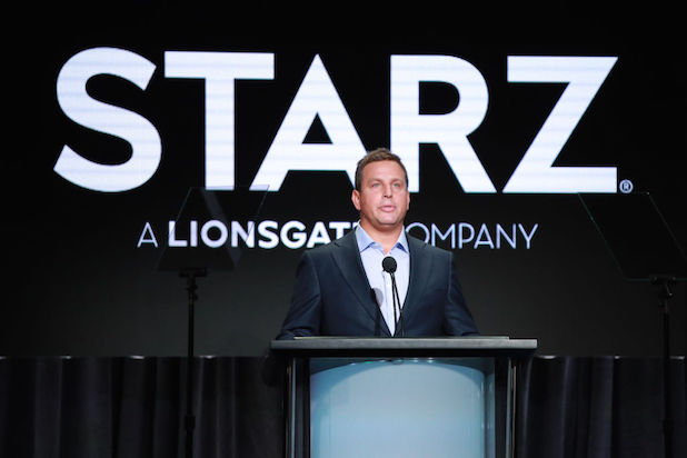 BEVERLY HILLS, CALIFORNIA - JULY 26: Starz COO Jeffrey Hirsch speaks onstage during the Starz segment of the Summer 2019 Television Critics Association Press Tour at The Beverly Hilton Hotel on July 26, 2019 in Beverly Hills, California. (Photo by Rich Fury/Getty Images)